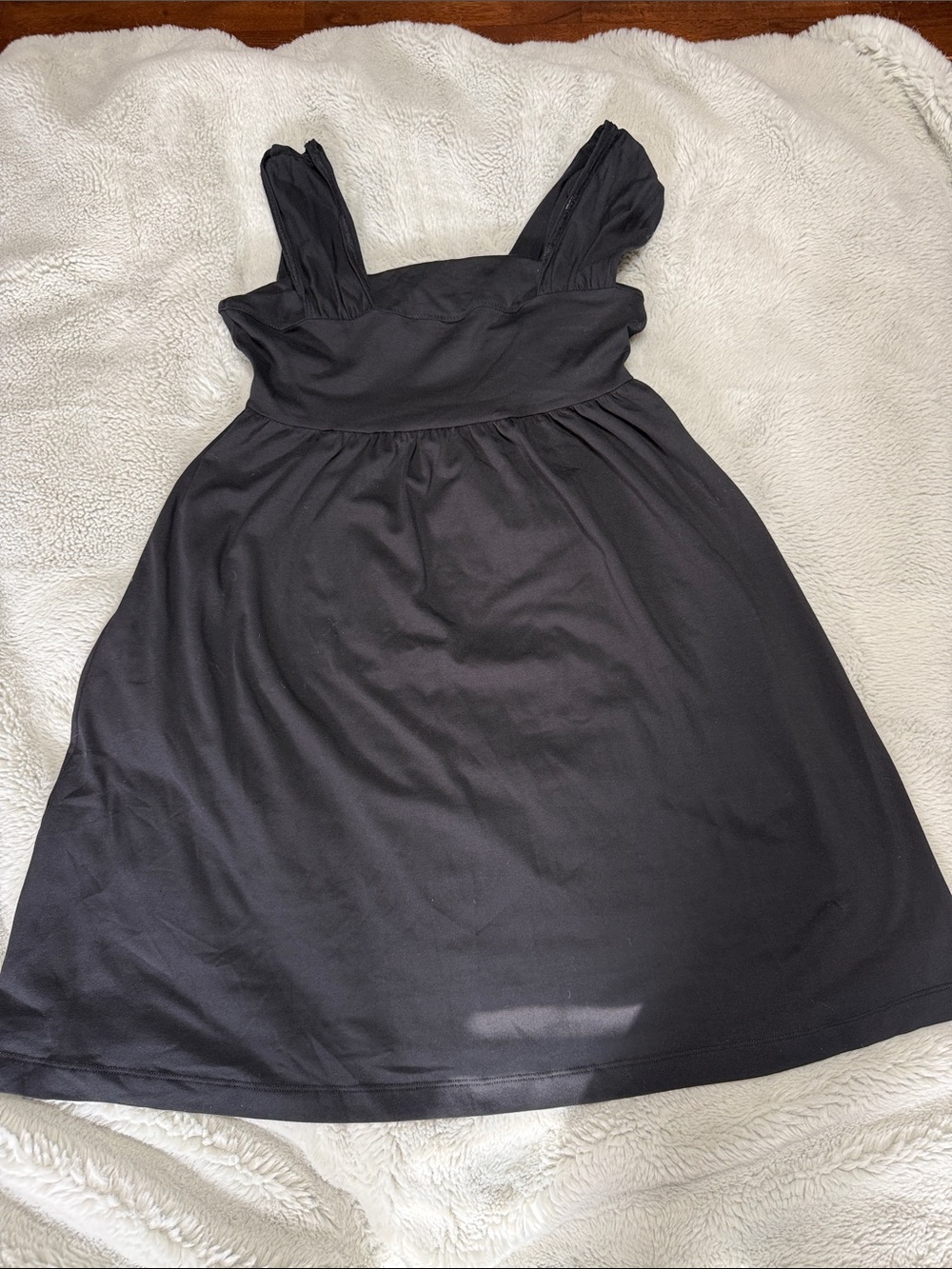 VS Vintage Black Sleeveless Empire Waist Dress - Women